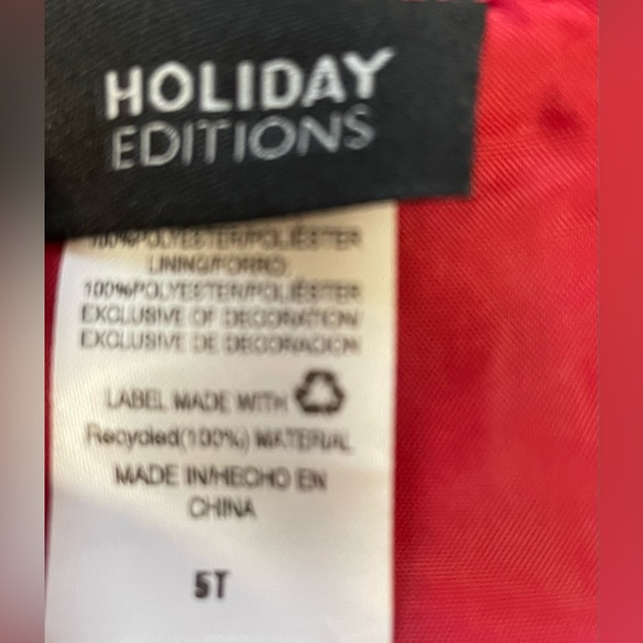 Girls size 5t holidays Edition holiday dress - Picture 4 of 4